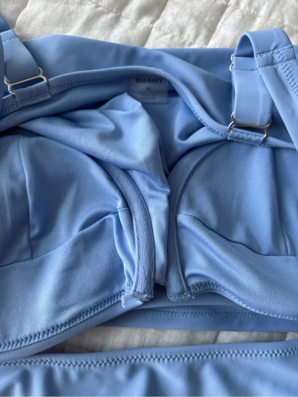 Old Navy Light Blue Underwire Tankini